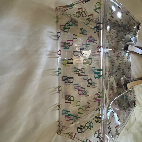NWOT Dooney and Bourke clear plastic mini tote bag - Picture 4 of 4